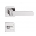 Manere usi RIO nichel satin cu rozeta wc