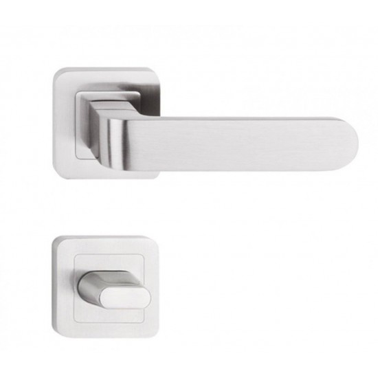 Manere usi RIO nichel satin cu rozeta wc