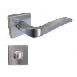 Manere usi Sery crom satin cu rozeta wc