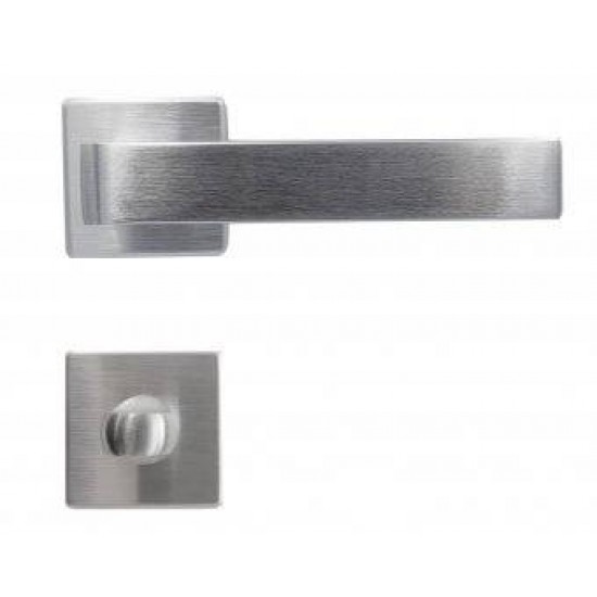 Manere usi SHELBY crom satin cu rozeta wc