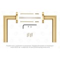 Manere usi NOVA auriu PVD cu rozeta yala
