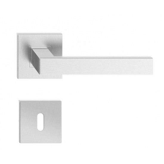 Manere usi TOPAZ inox cu rozeta cheie