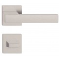 Manere usi TOTAL nichel satin cu rozeta wc
