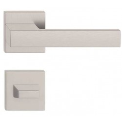 Manere usi TOTAL nichel satin cu rozeta wc