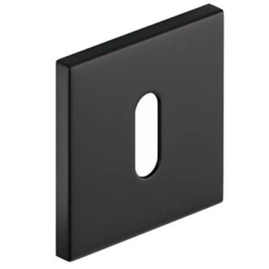 Set rozete SLIM negre patrate cheie