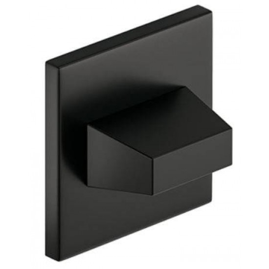 Set rozete SLIM negre patrate wc 