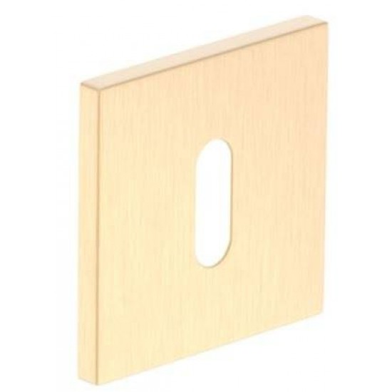 Set rozete SLIM auriu satin patrate cheie