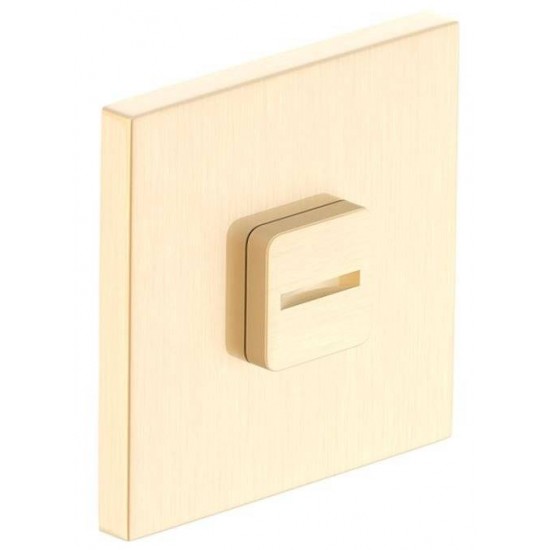 Set rozete FIT auriu satin lucios patrate wc