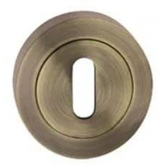 Set rozete bronz patinat lucios rotunde cheie