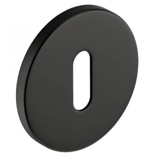 Set rozete SLIM negre rotunde cheie