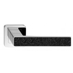 Manere usi Deco crom lucios cristale negre 