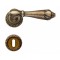 Manere usi INCANTO R bronz patinat mat cu rozeta cheie