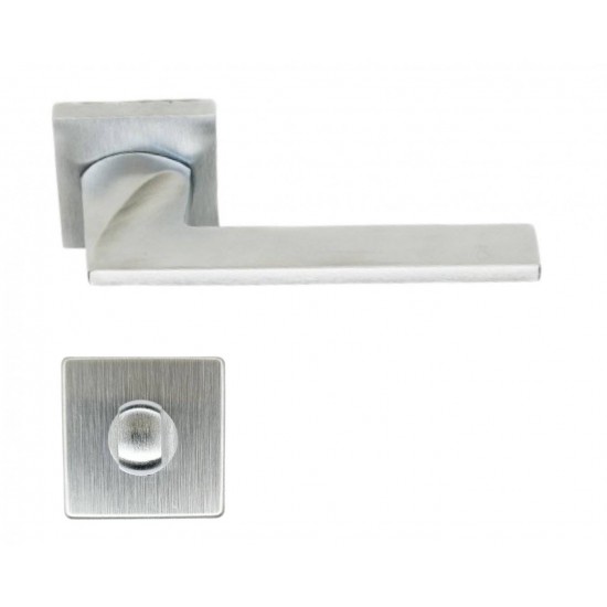 Manere usi Nove crom satin cu rozeta wc