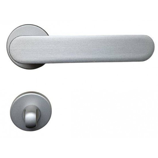 Manere usi SIMPLE nichel velvet cu rozeta wc