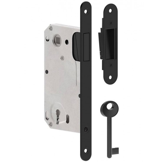Broasca magnetica negru mat 90/50 cheie