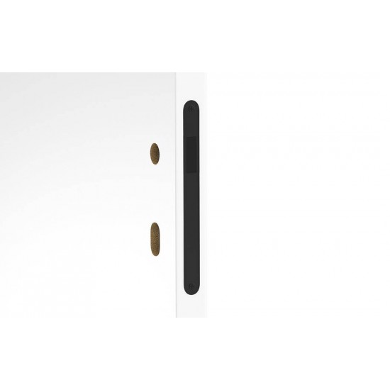 Broasca magnetica negru mat 90/50 cheie