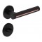 Manere usi MODERNO ( ELEGANZA ) negru cupru cu rozeta wc