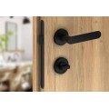 Manere usi DORO ( COMFY ) negru cu rozeta wc