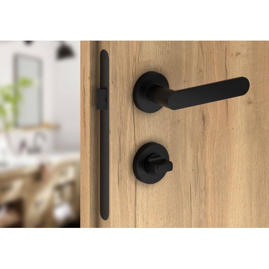 Manere usi DORO ( COMFY ) negru cu rozeta wc