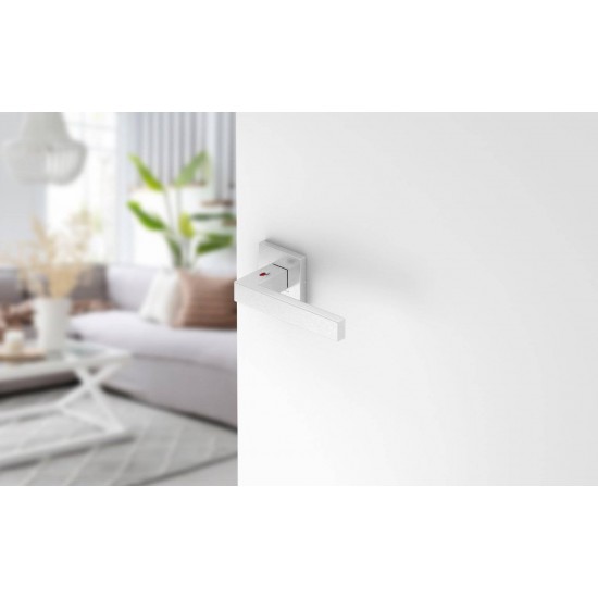 Manere usi TOPAZ CLICK inox blocator stanga