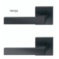 Manere usi TOPAZ CLICK negru blocator stanga