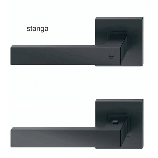 Manere usi TOPAZ CLICK negru blocator stanga