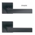Manere usi TOPAZ CLICK negru blocator dreapta