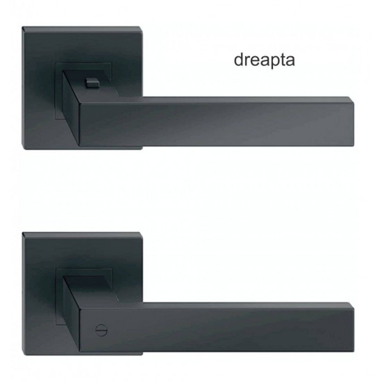 Manere usi TOPAZ CLICK negru blocator dreapta