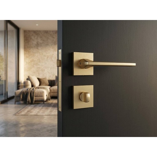 Manere usi STAR auriu satin rozeta wc