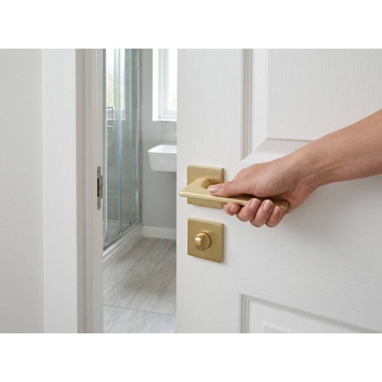 Manere usi STAR auriu satin rozeta wc