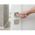 Manere usi ASTI nichel satin cu rozeta wc