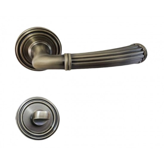 Manere usi COMETA bronz patinat rozeta wc