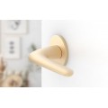 Manere usi Moon auriu satin fara rozeta