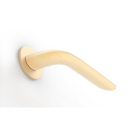 Manere usi Moon auriu satin fara rozeta