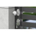 Manere usi + buton fix Rondo (Jowisz) inox rozeta ovala yala