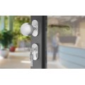 Manere usi + buton fix Rondo (Jowisz) inox rozeta ovala yala
