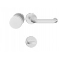 Manere usi + buton fix Rondo 2 (Jowisz) inox rozeta wc