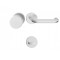 Manere usi + buton fix Rondo 2 (Jowisz) inox rozeta wc