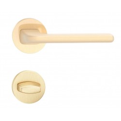 Manere usi DIVA R auriu satin lucios rozeta wc
