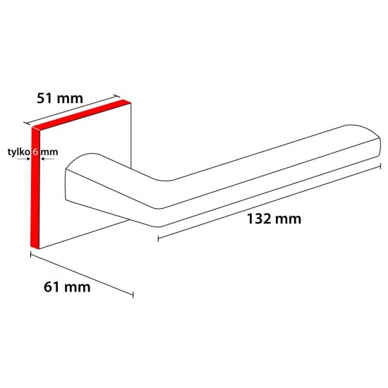 Manere usi ARTE Q (Stella) auriu satin rozeta wc