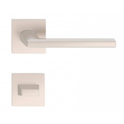 Manere usi ARTE Q (Stella) nichel satin cu rozeta wc