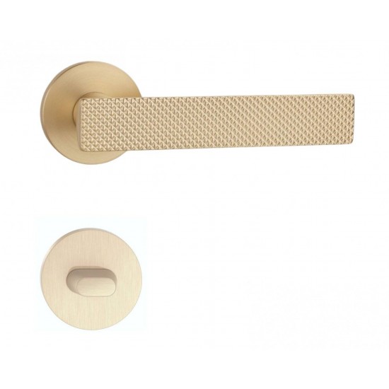 Manere usi SIENA R auriu satin rozeta wc
