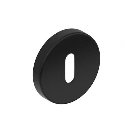 Set rozete inox negre rotunde cheie