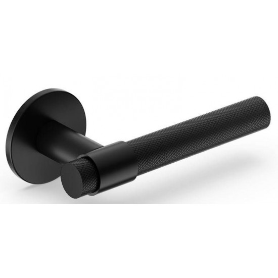 Manere usi AURA negru mat cu rozeta SUPER SLIM cheie
