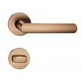 Manere usi Luna R light brown cu rozeta wc