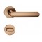 Manere usi Luna R light brown cu rozeta wc