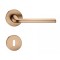Manere usi Bella R light brown cu rozeta cheie
