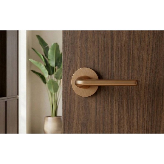 Manere usi Bella R light brown cu rozeta wc
