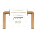 Manere usi Bella R light brown cu rozeta wc