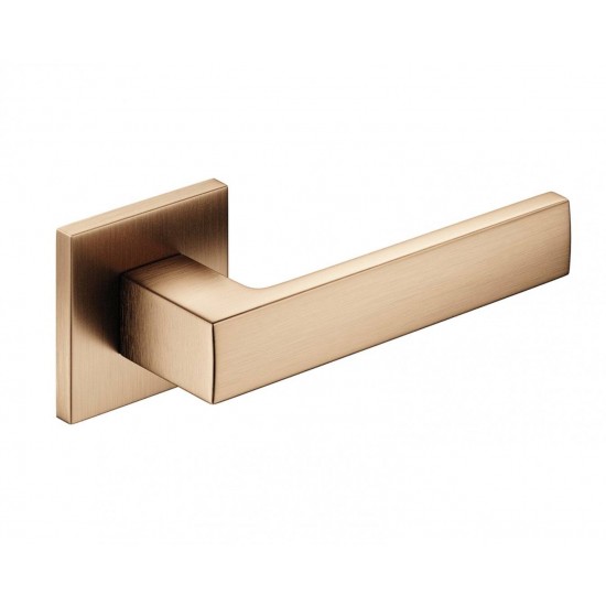 Manere usi Cube light brown cu rozeta cheie